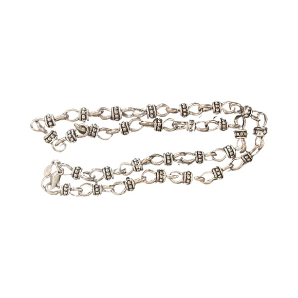 Gorgeous rare Premier Designs heavy signed Necklace 16” L. Natural silve… - Picture 4 of 6